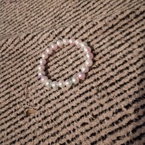 Pastel Beaded Child’s Bracelet – Stretch Band – Dress‑Up Jewelry